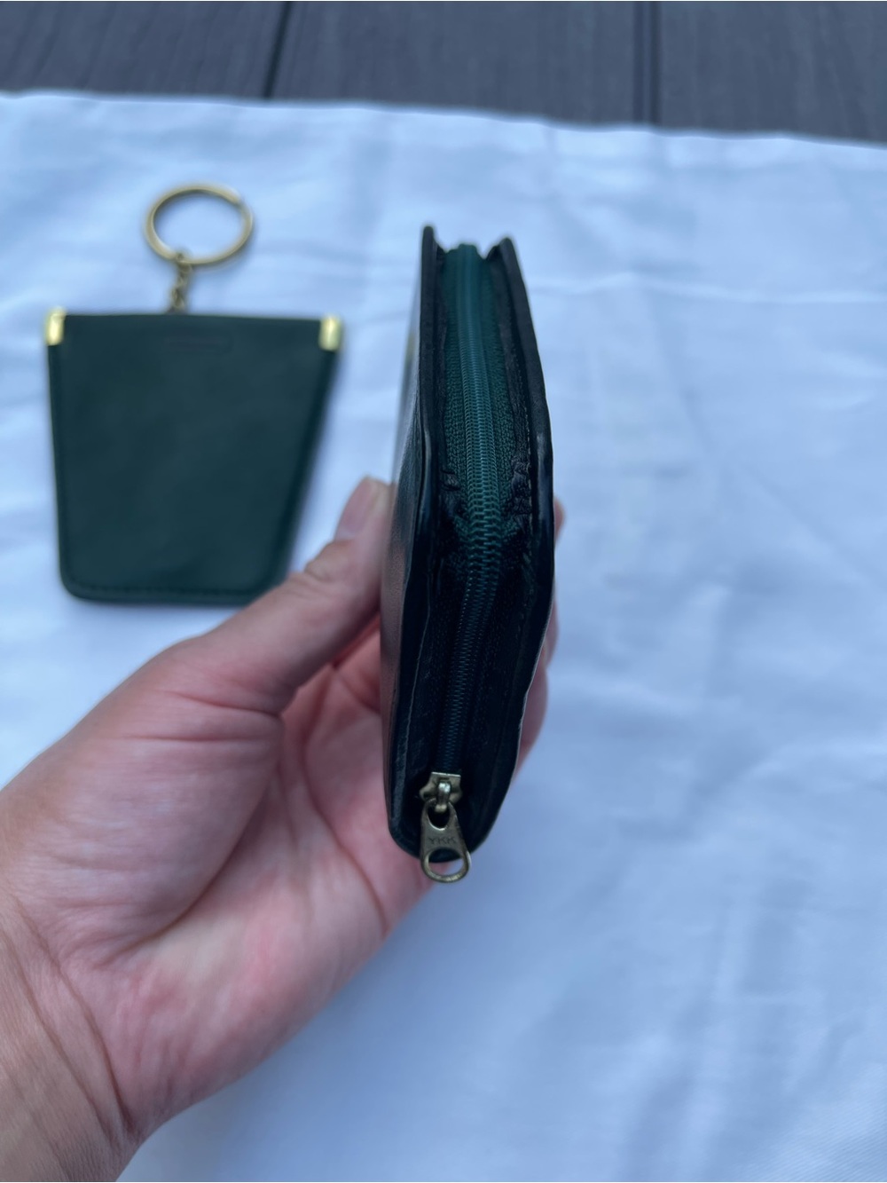 Vintage Coach zip around wallet and squeeze Keycase - Picture 9 of 15